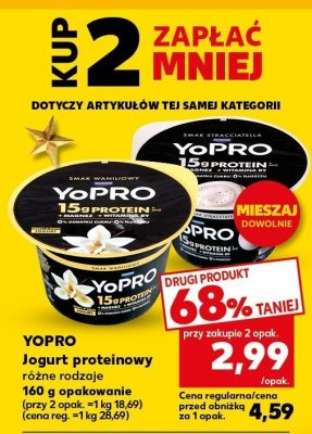 Jogurt proteinowy różne rodzaje YOPRO promocja w Kaufland