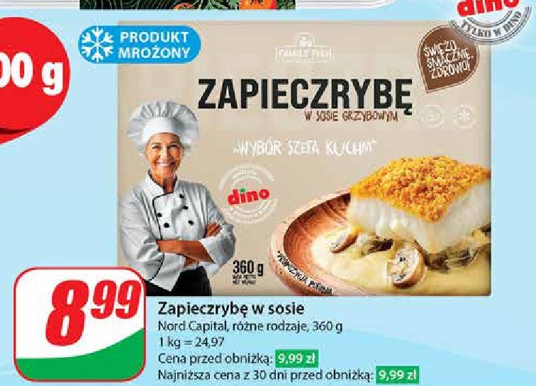 Zapiecz rybę w sosie grzybowym Nord capital promocja