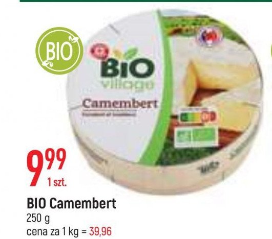 Ser camembert Wiodąca marka bio village promocje