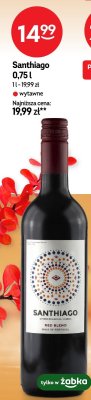 Wino Santhiago 0,75l promocja w Żabka