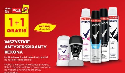 Antyperspirant wszystkie rodzaje promocja w Biedronka