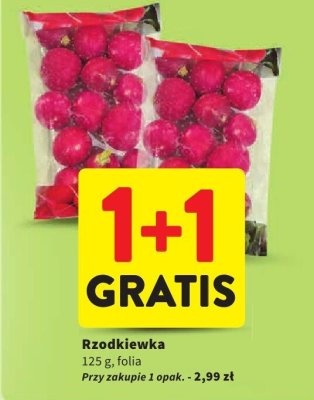 Rzodkiewka biała promocja w Intermarche
