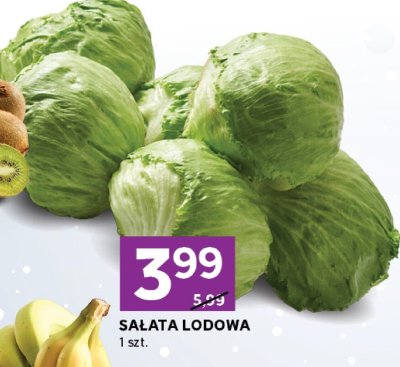 Sałata lodowa promocja w Stokrotka