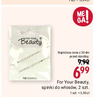 Spinki do włosów sophie For your beauty promocja