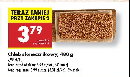 Chleb słonecznikowy promocja