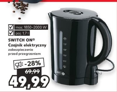 Czajnik 1.7 l Switch on promocja