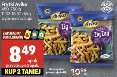 Frytki Aviko promocja w Delikatesy Centrum