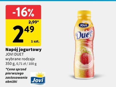 Napój jogurtowy Duet wybrane rodzaje promocja w Intermarche