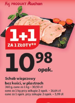 Schab wieprzowy bez ko艣ci plastry promocja