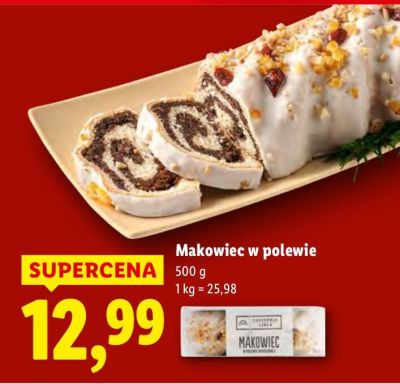 Makowiec w polewie promocja w Lidl