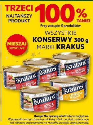 Konserwy 300g marki Krakus promocja w Kaufland