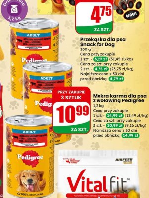 Przekąska dla psa Snack for Dog Pedigree promocja w Dino