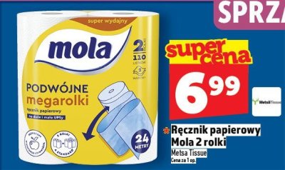 Ręcznik papierowy Mola 2 rolki promocja w TOPAZ