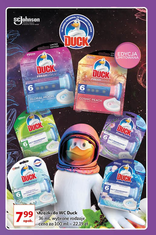 Krążki żelowe ice breeze Duck fresh discs promocja