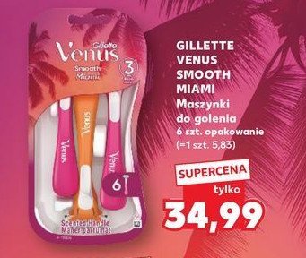 Maszynki do golenia miami Gillette venus smooth promocja