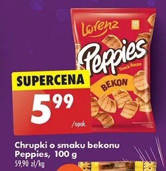 Chrupki bekonowe Lorenz Peppies promocja