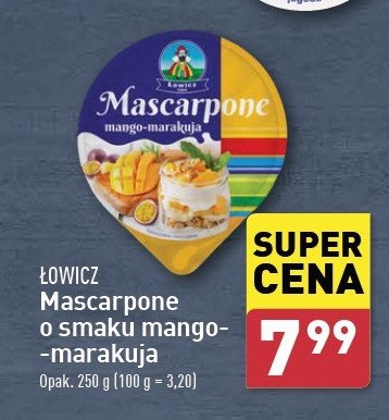 Ser mascarpone mango-marakuja Łowicz 1906 promocja