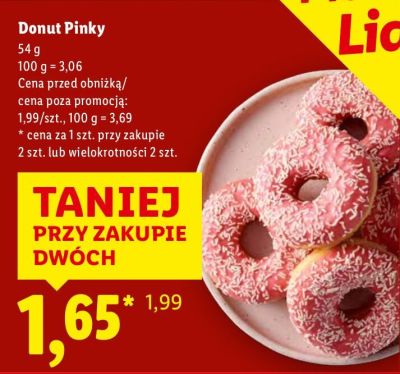 Donut Pinky promocja w Lidl