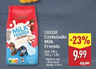 Czekoladki milk friends Choceur promocja