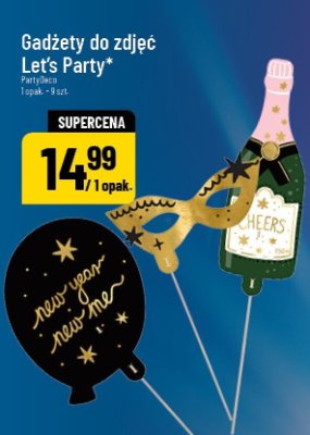 Gadżety do zdjęć Let's Party Party Deco promocja w POLOmarket