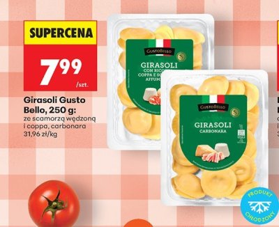 Makaron Girasoli carbonara promocja w Biedronka