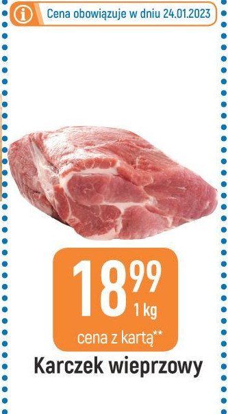 Karczek wieprzowy promocja