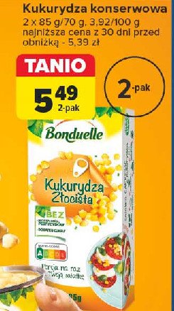 Kukurydza złocista Bonduelle promocja