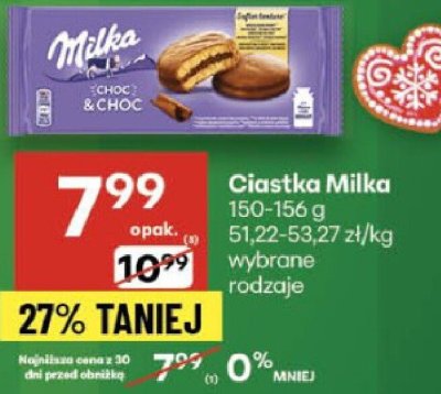 Ciastka Milka promocja w Delikatesy Centrum