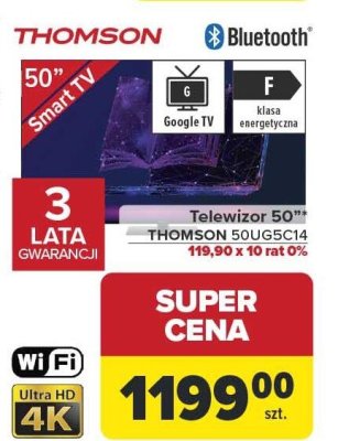 Telewizor 50" 50UG5C14 promocja w Carrefour