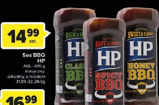 Sos classic bbq Hp sauce promocja