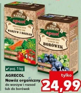 Nawóz organiczny do warzyw i rozsad Agrecol eko rańczo promocja