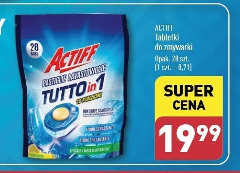 Tabeltki do zmywarki Actiff promocja