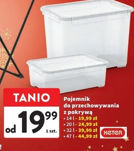 Pojemnik z pokrywą 20 l Keter promocja