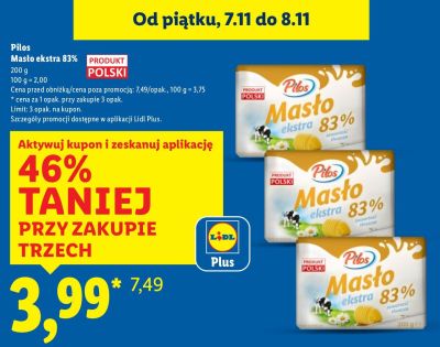 Masło promocja w Lidl