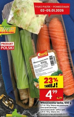 Włoszczyzna tacka promocja w Twój Market