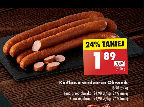 Kiełbasa wędzarza Olewnik promocja