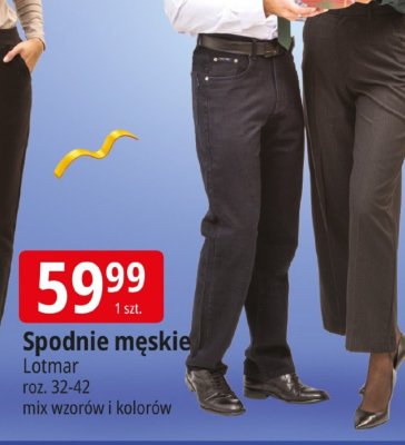 Spodnie męskie Lotmar promocja w Leclerc