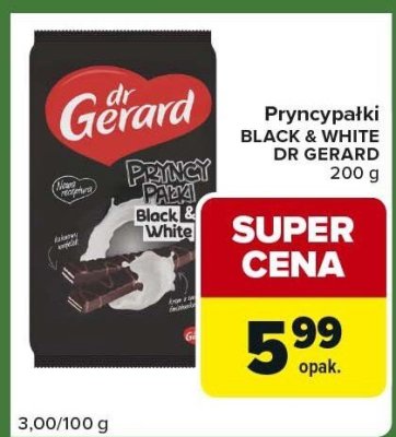 Pryncypałki BLACK & WHITE DR GERARD promocja w Carrefour Express