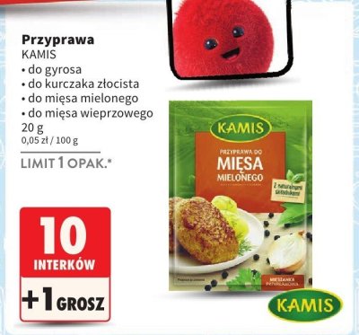 Przyprawa, różne rodzaje Kamis promocja