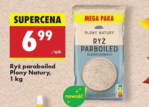 Ryż parboiled Plony natury promocja w Biedronka