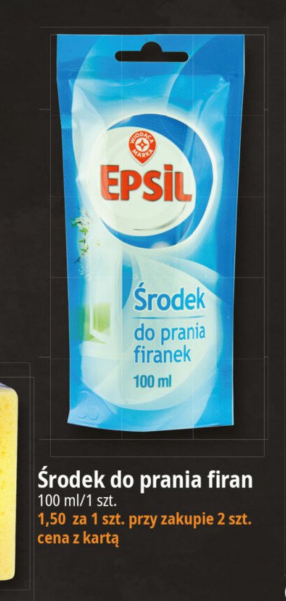 Środek do prania firanek Wiodąca marka epsil promocja w Leclerc