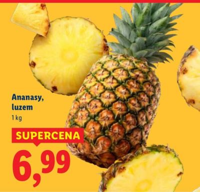 Ananasy, luzem promocja w Lidl