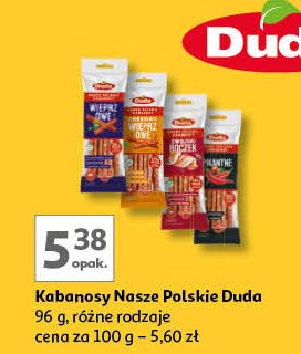 Kabanosy drobiowo-wieprzowe Silesia duda promocja