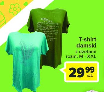 T-shirt damski z dżetami m-xxl promocja