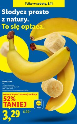 Banany luzem Lidl promocja