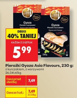 Pierożki Gyoza Asia Flavours promocja w Biedronka