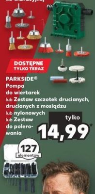 Zestaw szczotek drucianych Parkside promocja