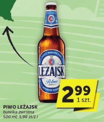 Piwo Leżajsk Pełne butelka zwrotna 500ml promocja w Euro Sklep
