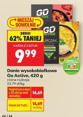 Danie wysokobiałkowe różne rodzaje promocja w Biedronka