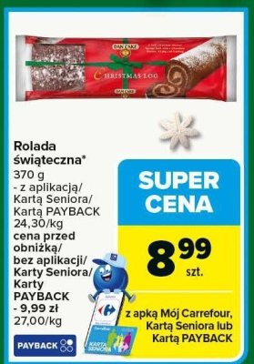 Rolada świąteczna promocja w Carrefour Market